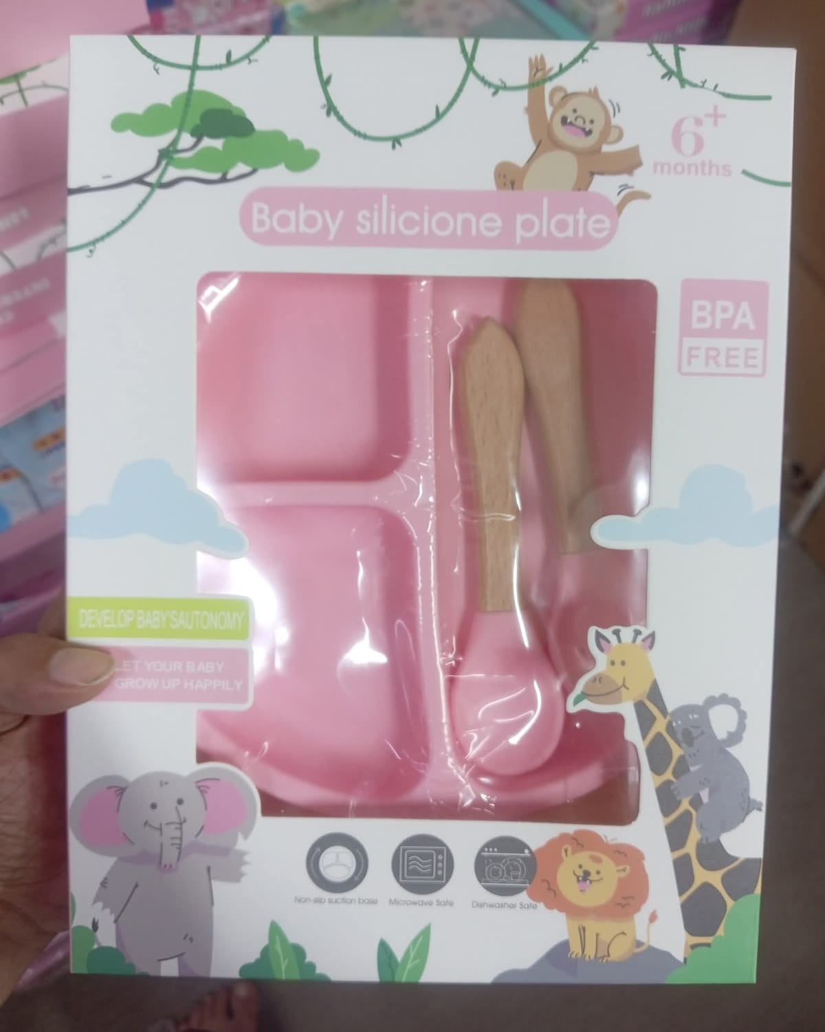 Baby silicone Plate+ spoon Set price 550 taka - Image 3