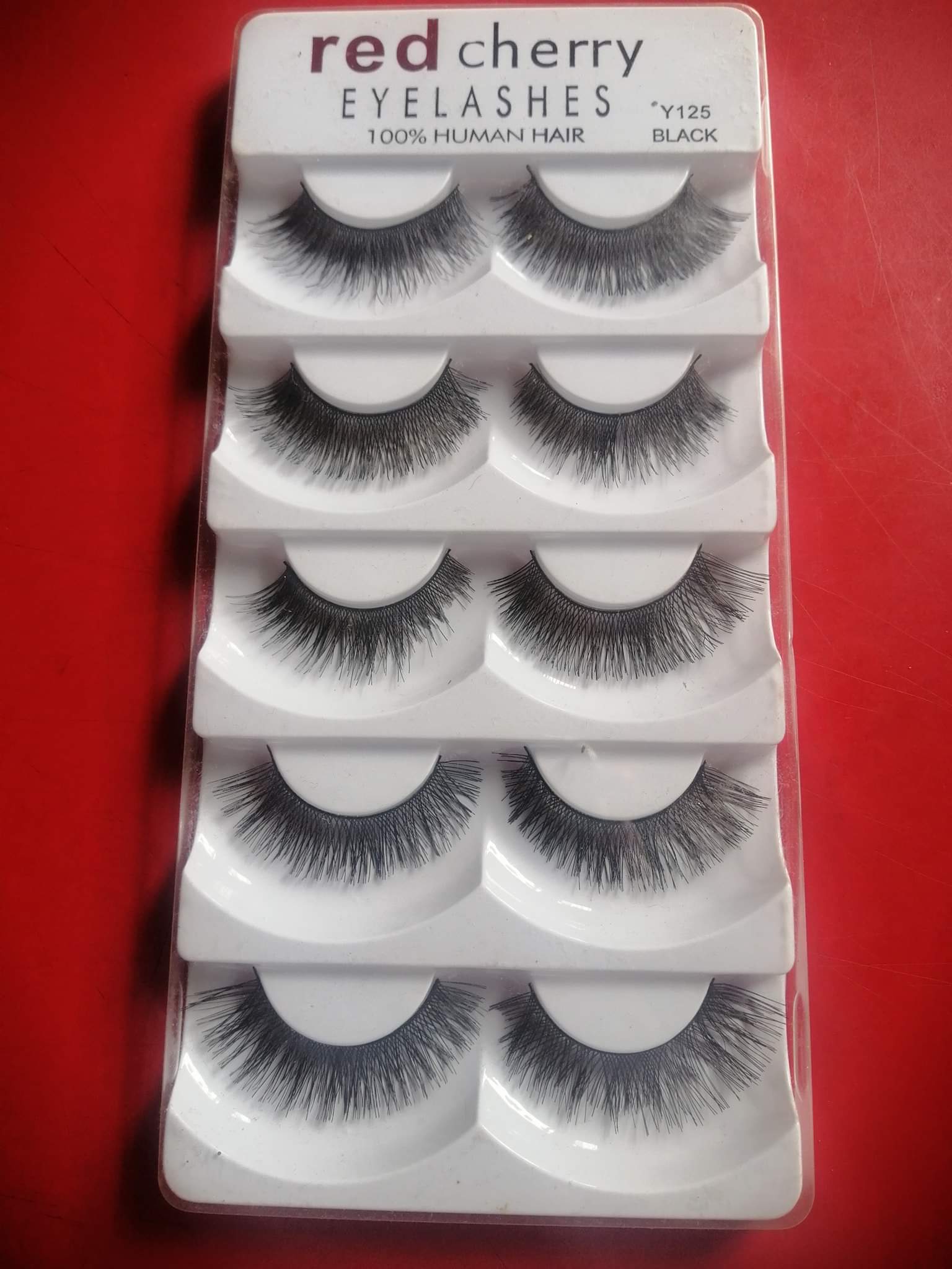 red cherry 5 pair eyelash - Image 1