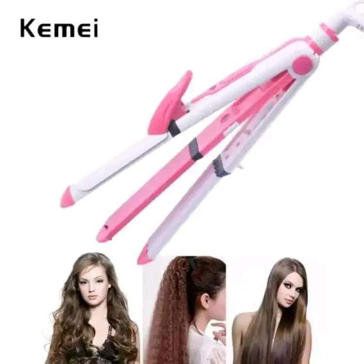 kemei km 1291  3 in 1 straightener - Image 1