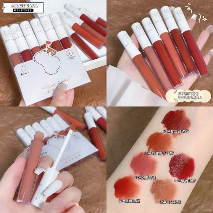 magic casa lipstick set 6 piece - Image 1
