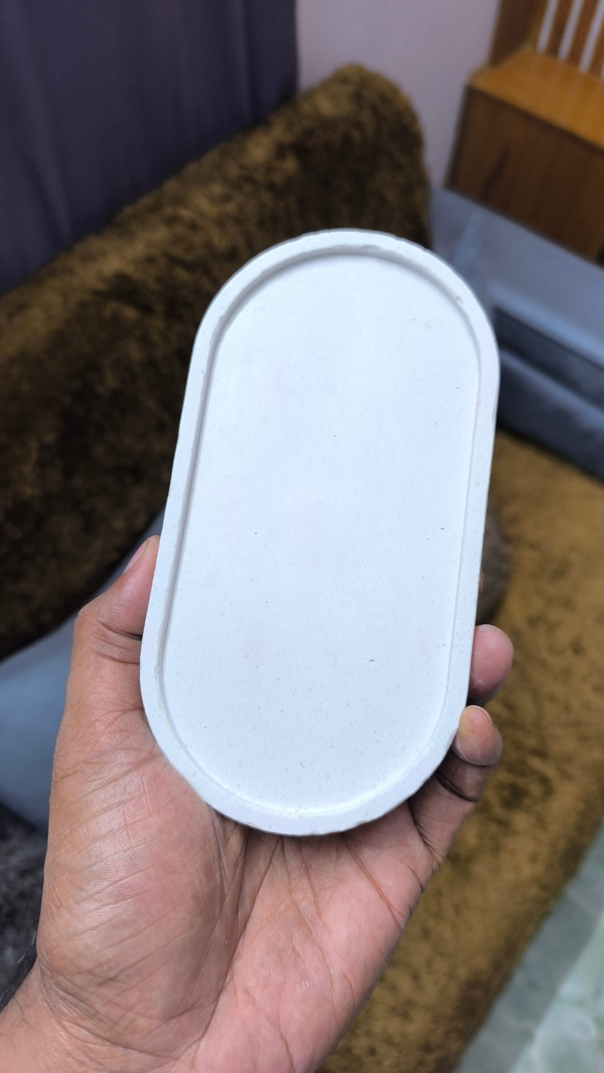 concrete oval tray - Image 2