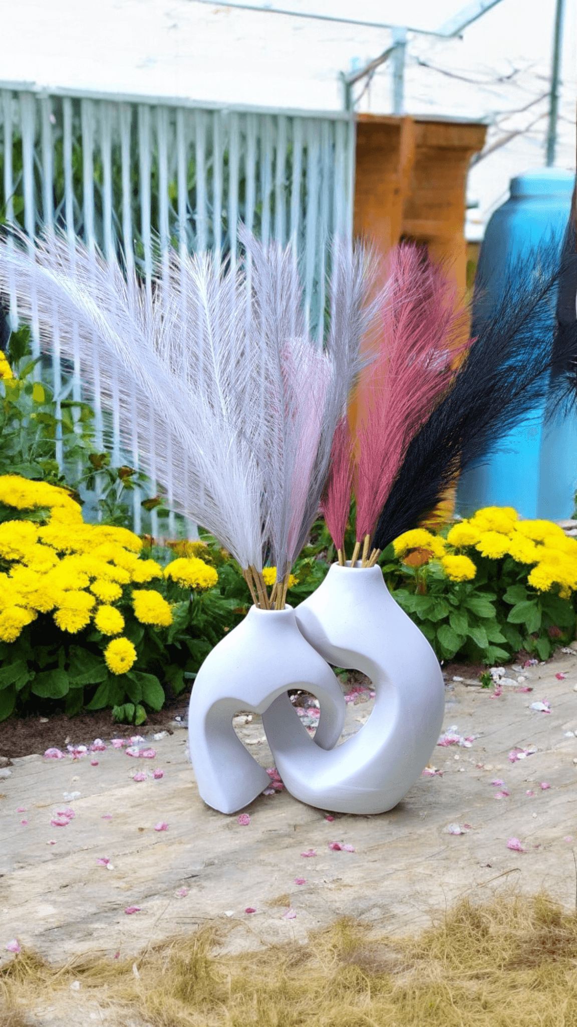 Nordic flower vase 2 piece set ( without flower) - Image 1