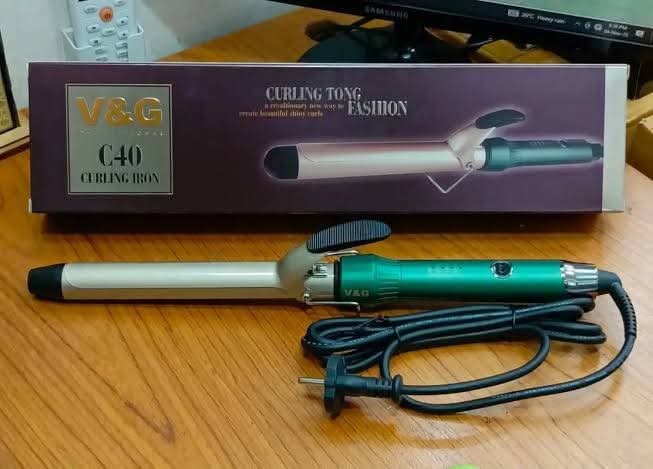 V&G C40 230°C Professional Fast Heat-up Hair Curler - Image 1