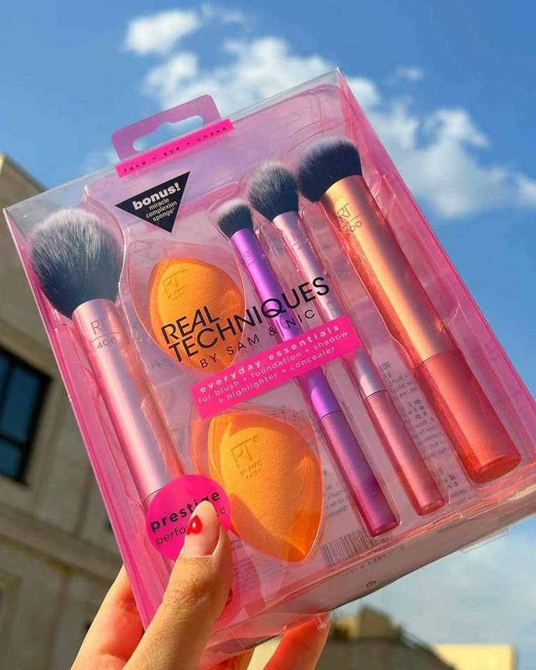 Real Technic Brush Set Double Puff - Image 1